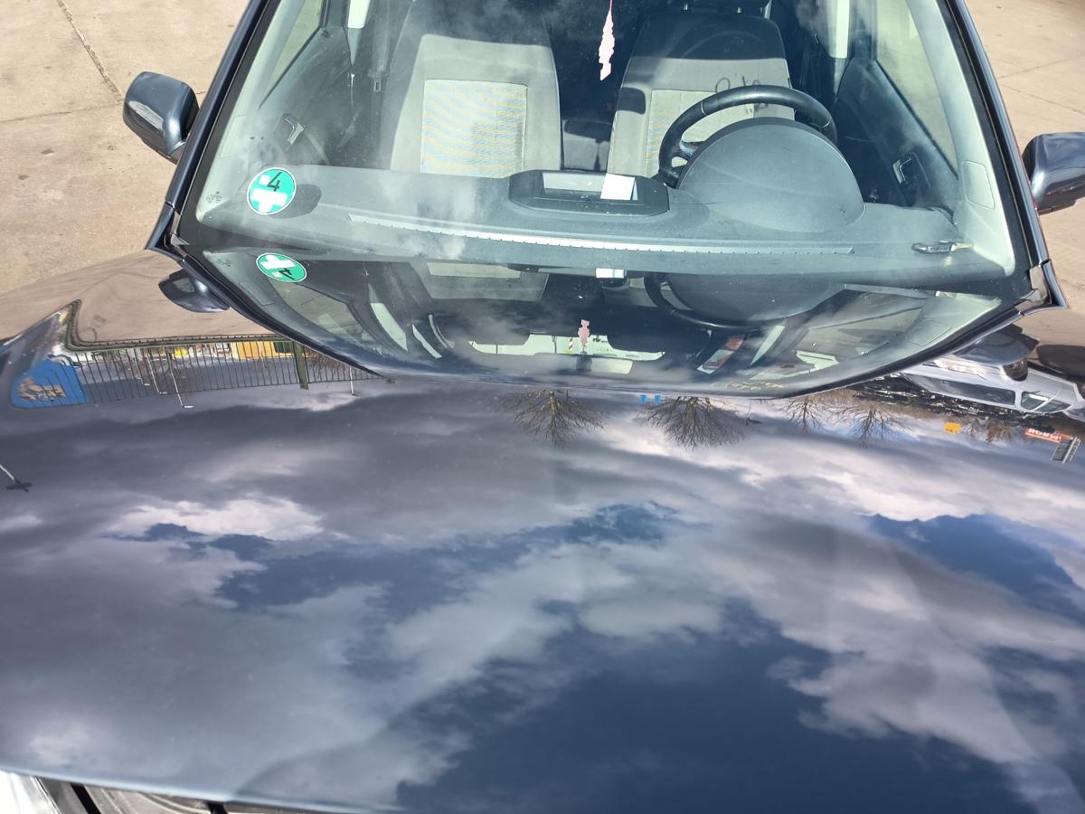 VW Polo 9N3 original Motorhaube Klappe Deckel vorn Front C7V Anthrazitblau Bj 07