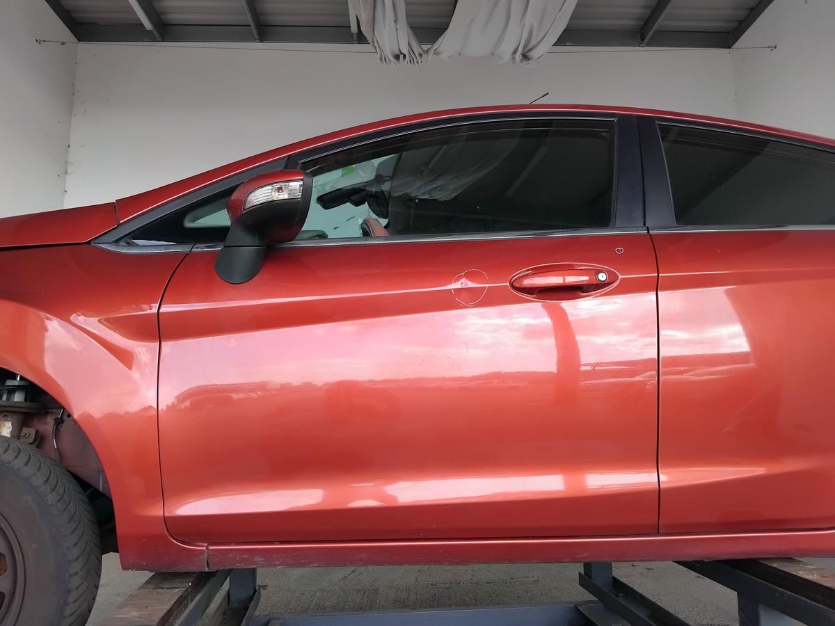 Ford Fiesta JA8 T&uuml;r vorn links Fahrert&uuml;r 5-t&uuml;rig tangorotmetallic BJ2010