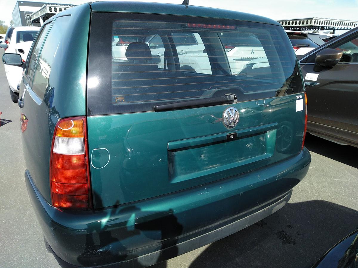 VW Polo Variant 6K Heckklappe yuccagr&uuml;nmetallic LS6T mit Heckscheibe Bj.1997