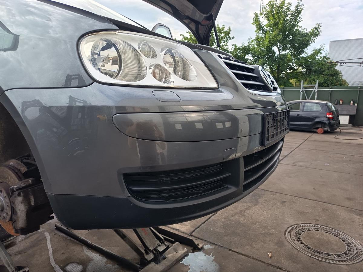 VW Touran 1T original Sto&szlig;stange F&auml;nger vorn Front D7X Platingrau Bj 2006