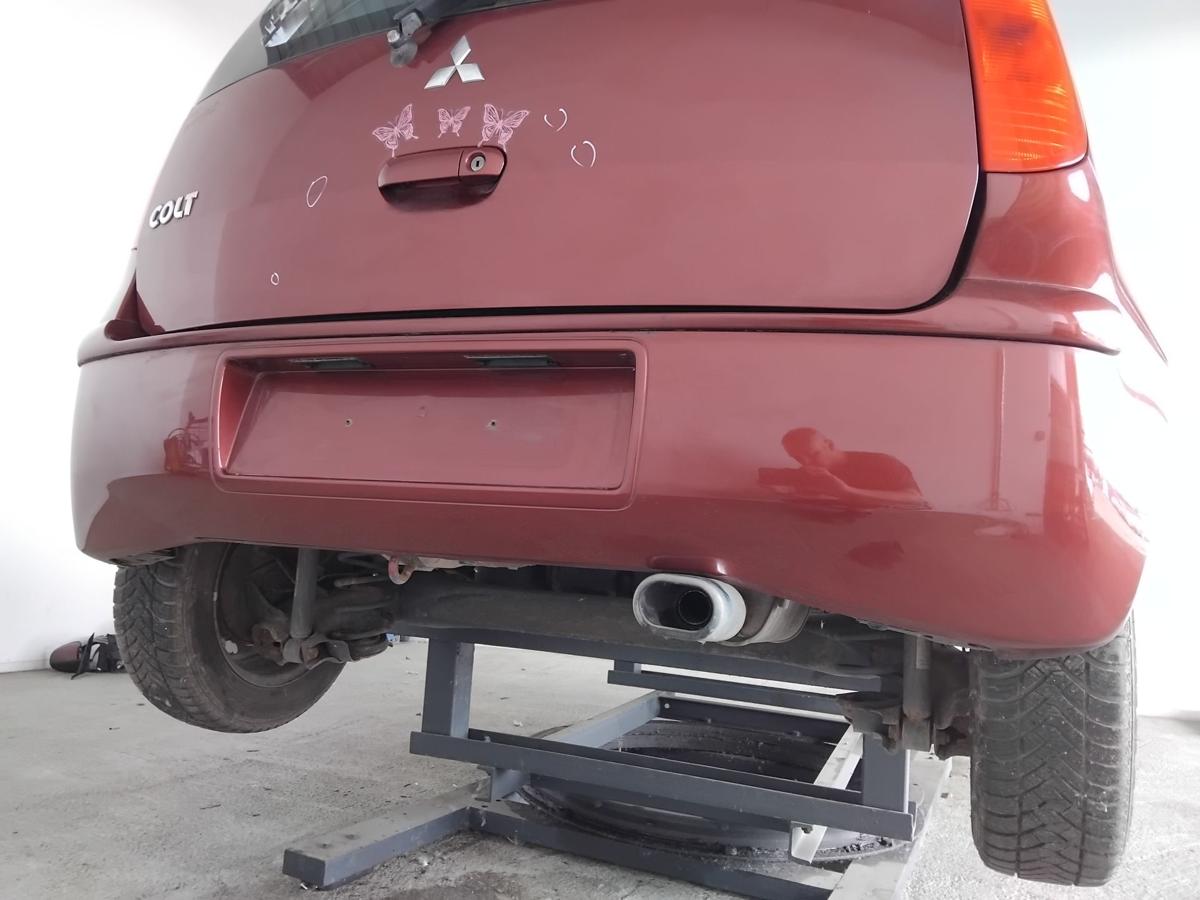 Mitsubishi Colt Z30 orig Sto&szlig;stange Sto&szlig;f&auml;nger hinten 5-T&uuml;rer BJ2006 P14 Rubinrot