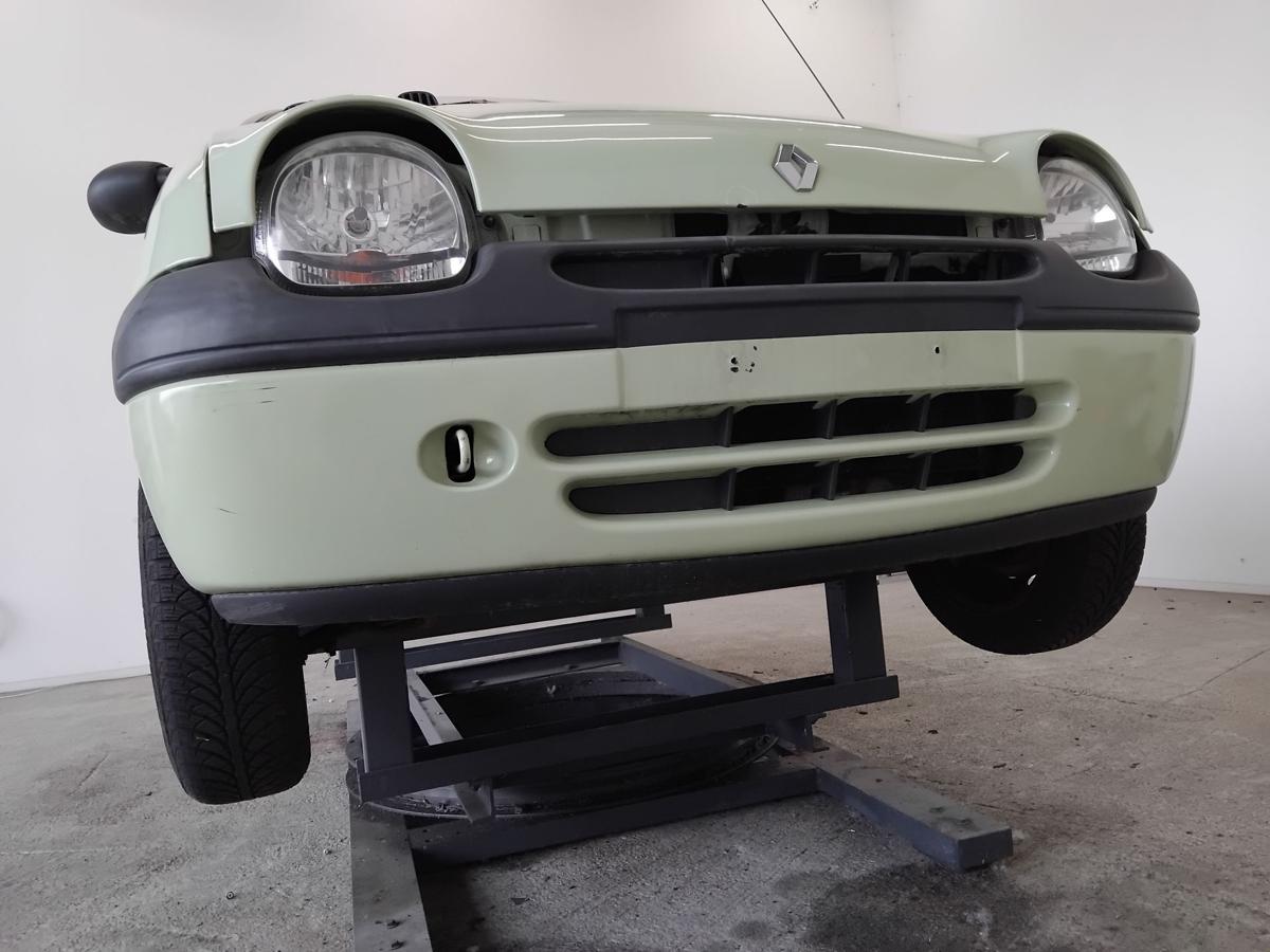 Renault Twingo 1 orig Sto&szlig;f&auml;nger Sto&szlig;stange vorn Facelift BJ2005 F97 Pastellgelb