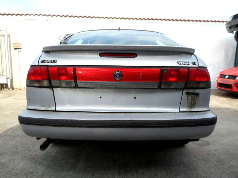 Saab 900 2 Stoßfänger Stoßstange hinten silber BJ1997