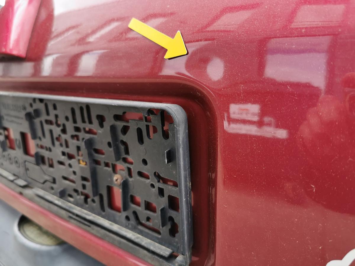 Renault Twingo C06 Heckklappe Klappe Deckel hinten mit Scheibe NV713 CHERRY RED