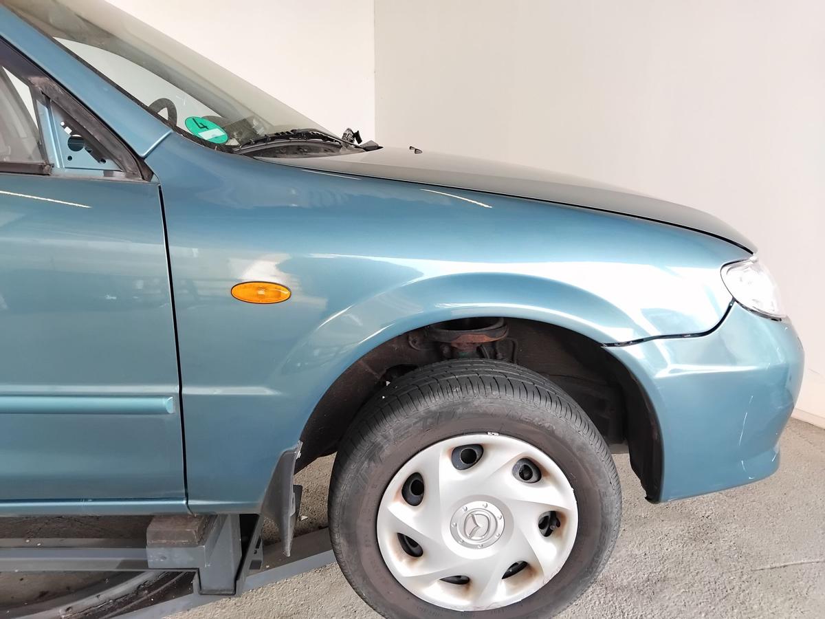 Mazda 323F BJ original Kotfl&uuml;gel vorn rechts 23G orient green pearl BJ2001