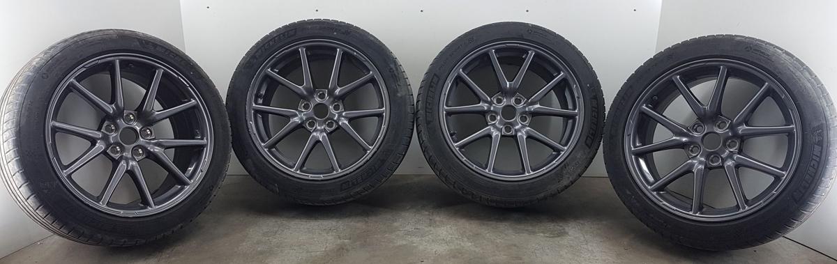 Tesla Model 3 Radsatz Alufelgen Bj19 8,5x18 ET44 1044221-00-B 18Zoll Sommer