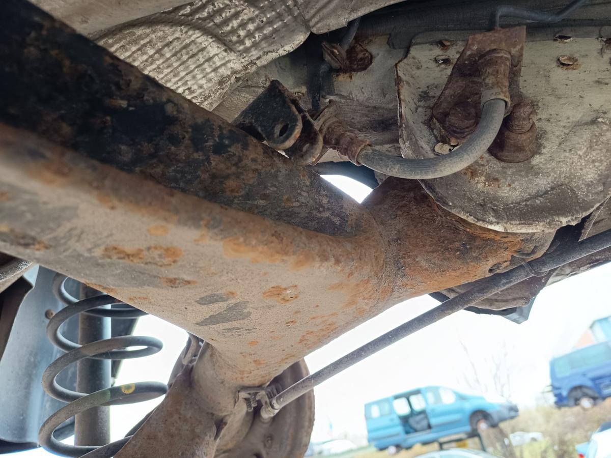 VW Polo 9N3 original Hinterachse Tr&auml;ger trommelgebremst 146tkm Bj 2009