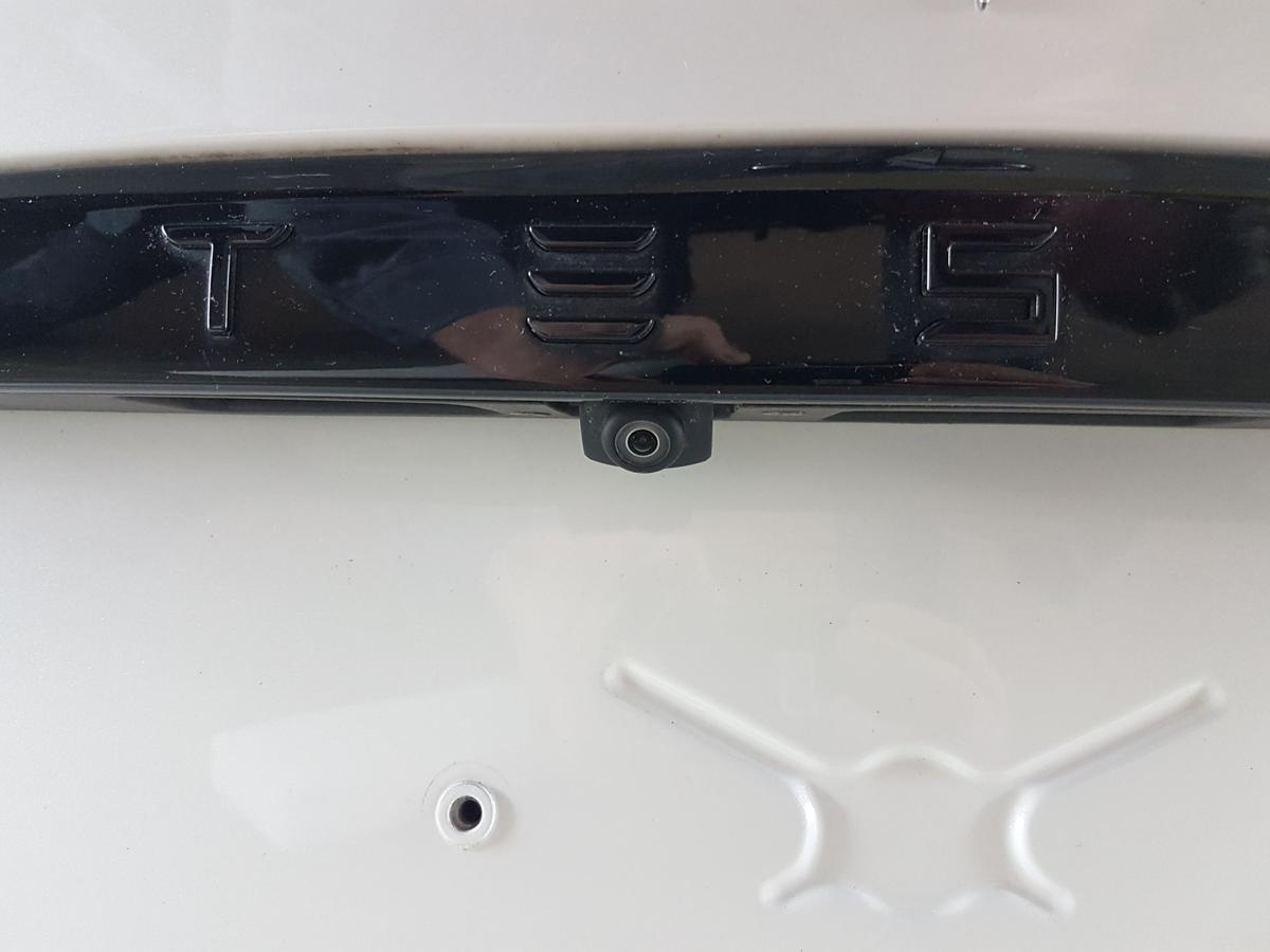 Tesla Model X Heckklappe Heckdeckel in PPSW White Water Pearl Bj22 Modell ab 21