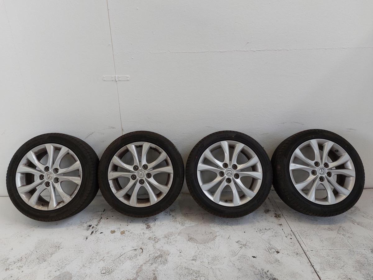 Mazda 3 Typ BL Alufelgen Radsatz Komplettradsatz Alu 7x17 Zoll 205er Sommer