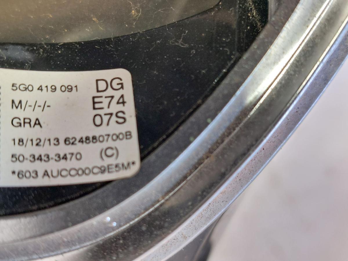 VW Golf 7 VII 5G AU Lederlenkrad Lenkrad 3 Speichen mit Multifunktion OEM