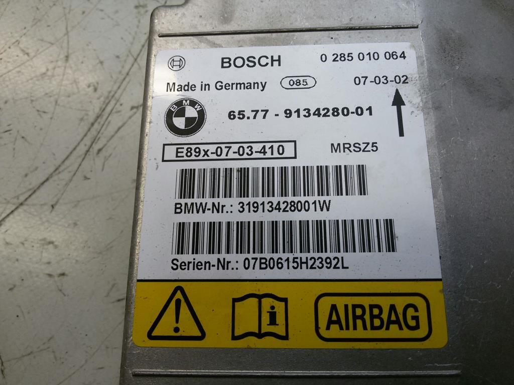 BMW 3er E91 BJ2007 Steuergerät Airbag 65779134280 Bosch 0285010064