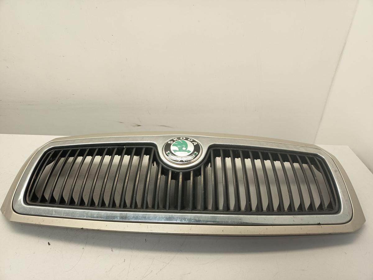Skoda Fabia 6Y original K&uuml;hlergrill LF8F Saharabeige Baujahr 2006