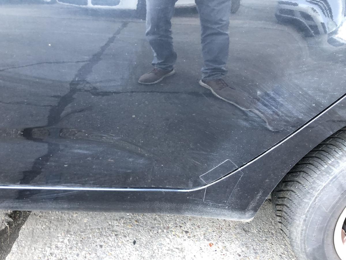 Kia Venga YN T&uuml;r hinten links Fondt&uuml;r im Rohbau 9F Stone Black Perl