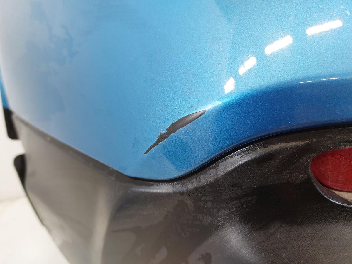 Nissan Qashqai J11 Stoßfänger hinten Heckschürze mit PDC RCA Caspian Blue Pearl