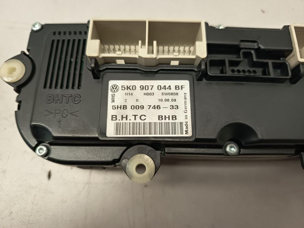 VW Golf VI 5K Bj 2009 original Heizungsbetätigung Klimabedienteil 5K0907044BF