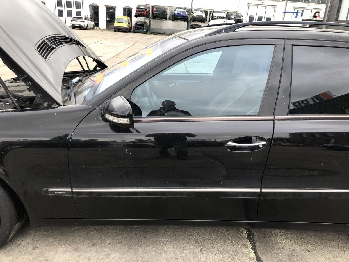 Mercedes E Klasse W211 S211 auch Mopf T&uuml;r vorn links Fahrert&uuml;r Roh 170 schwarz