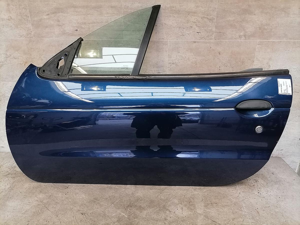 Renault Megane Cabrio Tür vorn links Fahrertür Blau BJ2001