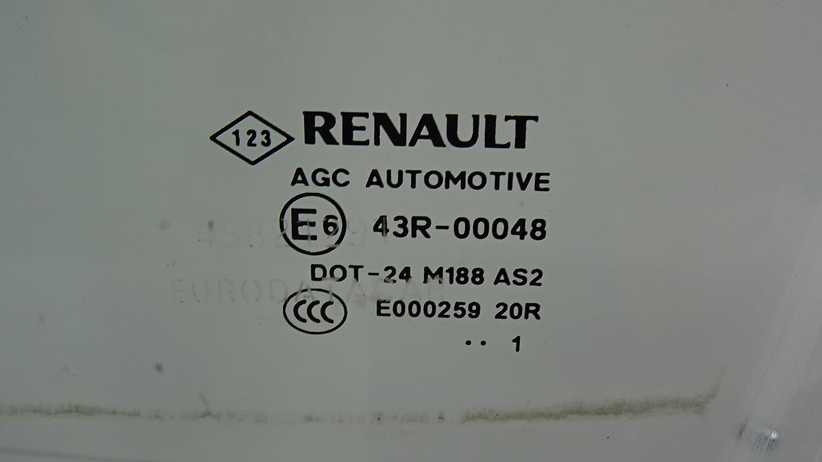 Renault Grand Scenic III Türscheibe hinten links in grüncolor Bj2011