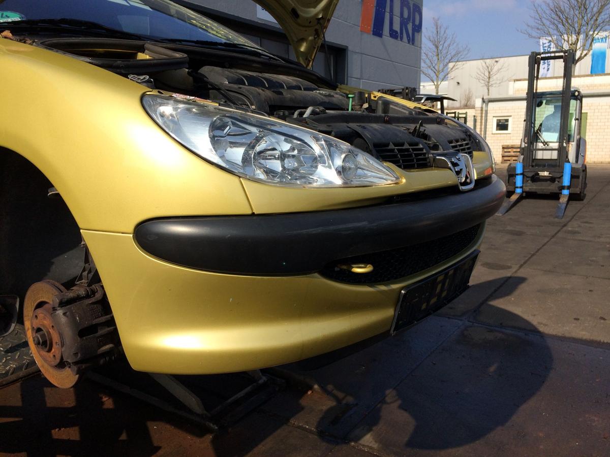 Peugeot 206sw orig Stoßstange Stossfänger vorn KAW Persepolisgelb met Bj 2004