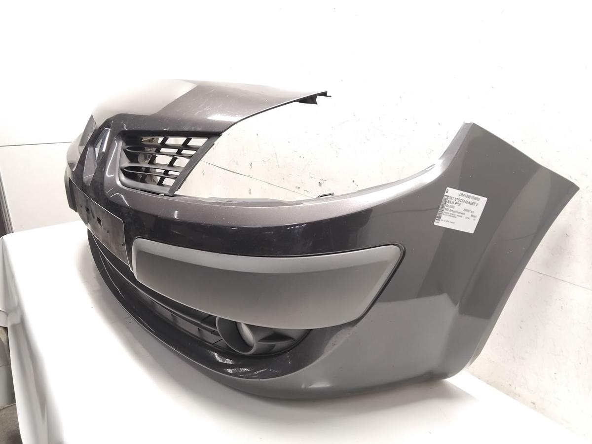 Renault Grand Scenic 2 JM Sto&szlig;f&auml;nger Sto&szlig;stange vorn B66 Graphitschwarz BJ2006