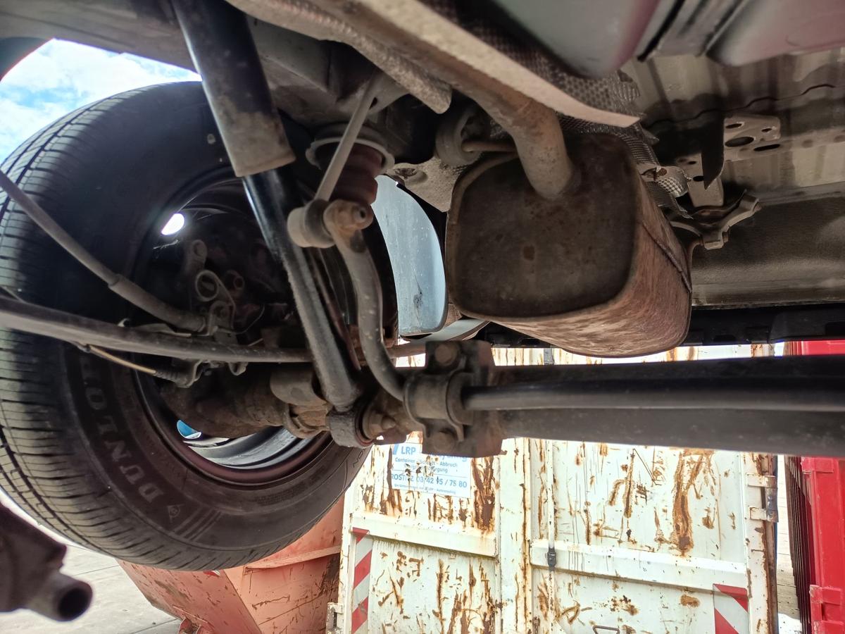 VW Caddy IV Hinterachse Tr&auml;ger komplett mit Blattfedern scheibengebremst Bj 2016