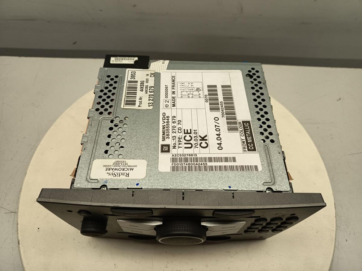 Opel Signum original Radio CD70 entheiratet Baujahr 2008
