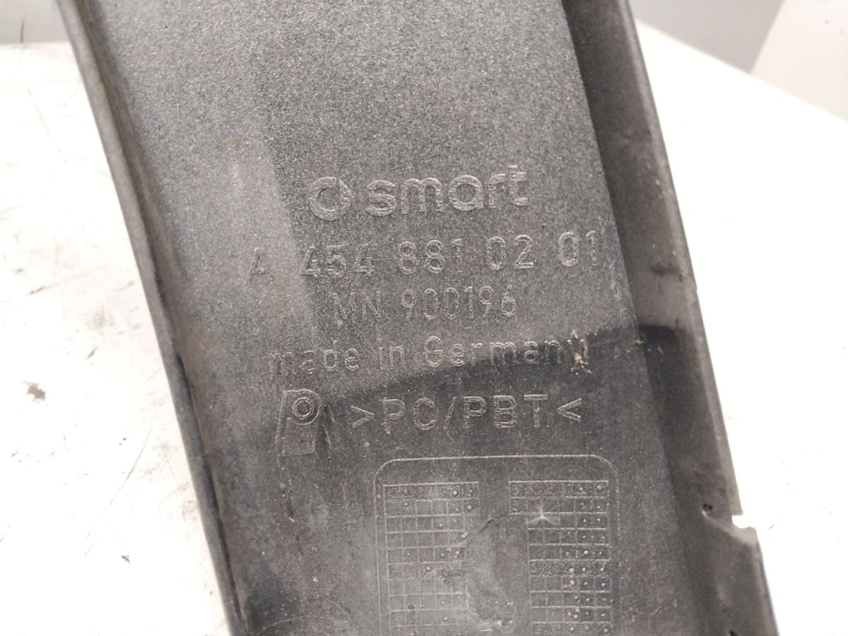 Smart ForFour original Kotfl&uuml;gel Sto&szlig;stangenecke vorn rechts silber Bj.2004