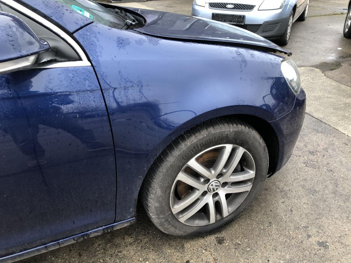 VW Golf 6 VI Variant Kotfl&uuml;gel rechts Radabdeckung Fender Seitenwand blau OE