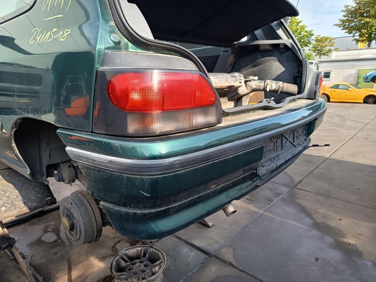 Renault Clio I B/C57 Sto&szlig;stange F&auml;nger hinten Heck Phase 2 963 Englischgr&uuml;n