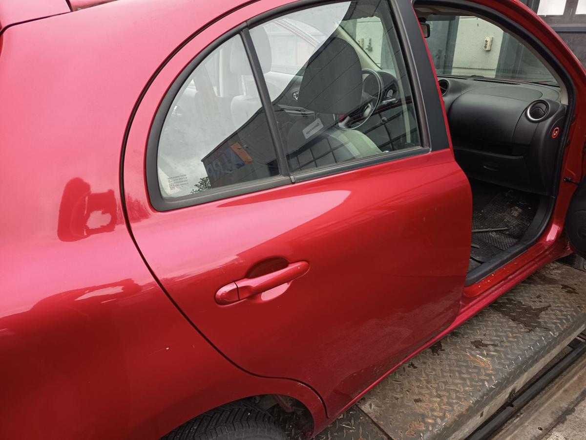 Nissan Micra K13 original T&uuml;r hinten rechts Fond AY4 Kaminrot Bj 2013