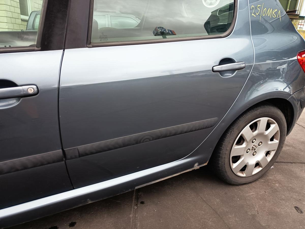 Peugeot 307 orig Tür hinten links 5türer EZW Eisengrau Bj 2005