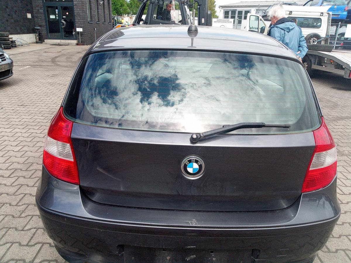 BMW 1er E87 original Heckklappe mit Heckscheibe Sparkling Graphite Metallic BJ05