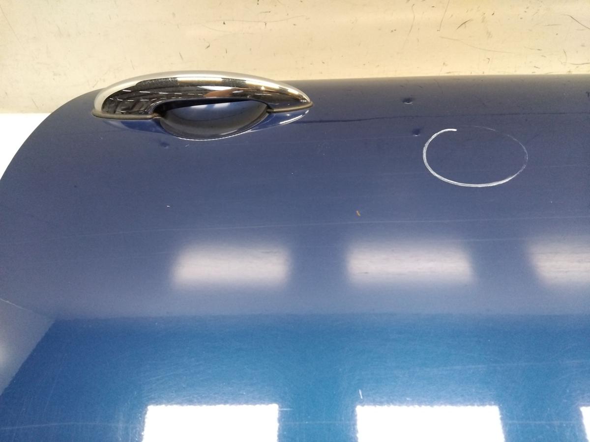 Mini Cooper R50 Tür rechts Beifahrertür 862 Indi Blue Metallic BJ2001 Mängel