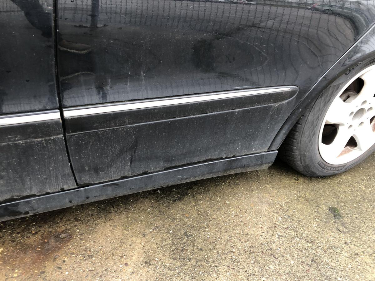 Mercedes W211 S211 E Klasse T&uuml;r hinten links Fondt&uuml;r Kombi schwarz Rohbau