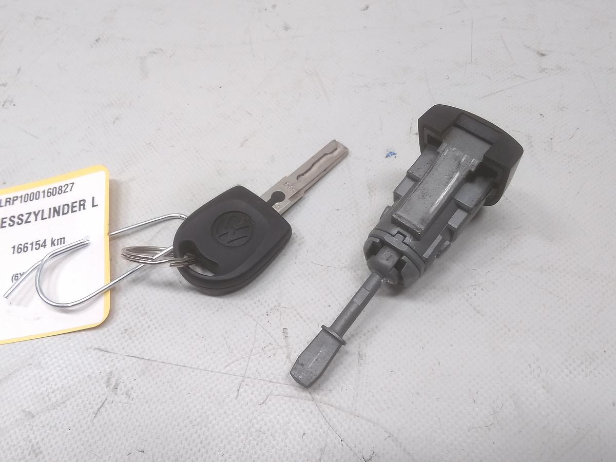 VW Lupo 6X original Schließzylinder Tür links mit einem Schlüssel