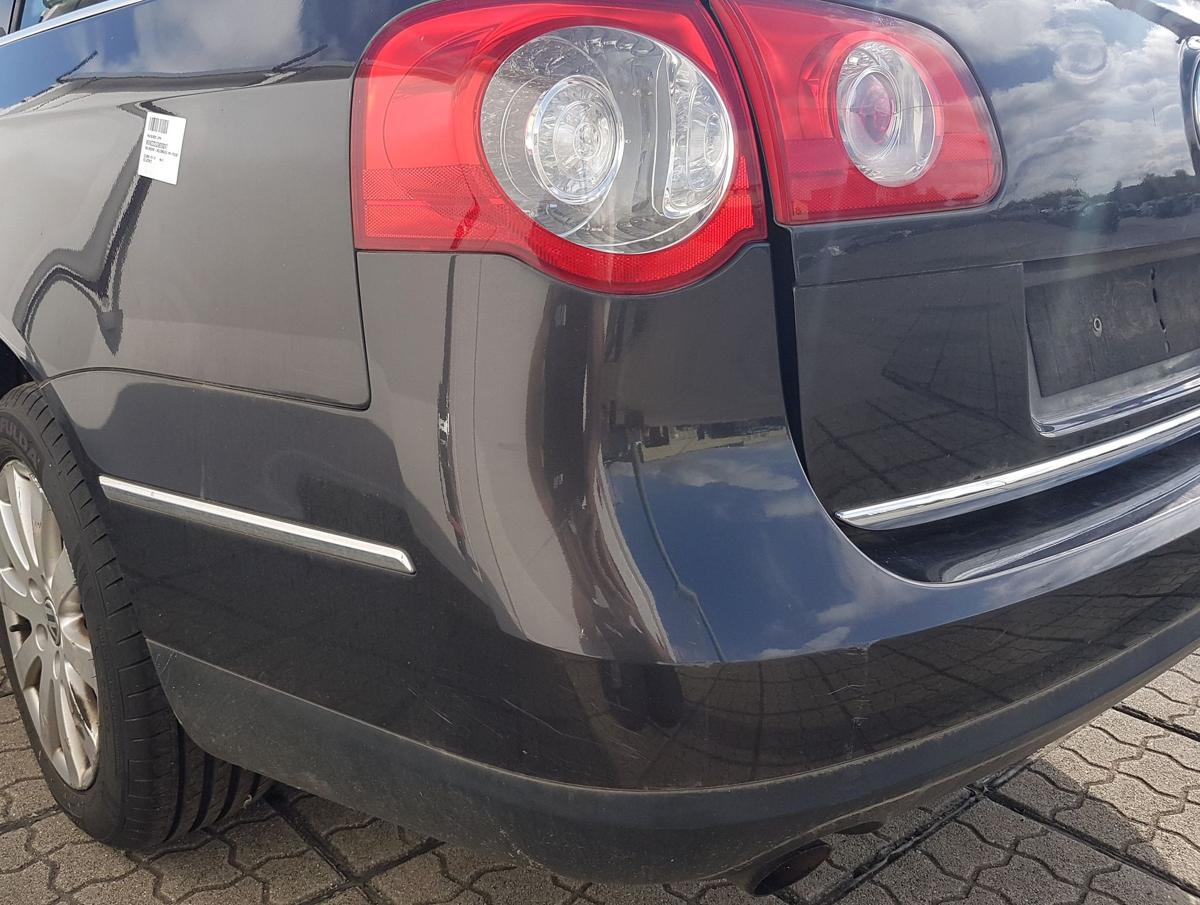 VW Passat 3C Variant Sto&szlig;stange Sto&szlig;f&auml;nger hinten in LC8Z Mocca Brown Bj08 Kombi