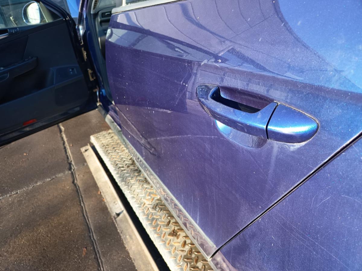 VW Passat 3C B6 original T&uuml;r hinten links Fond D5Q Shadow Blue Bj 2008