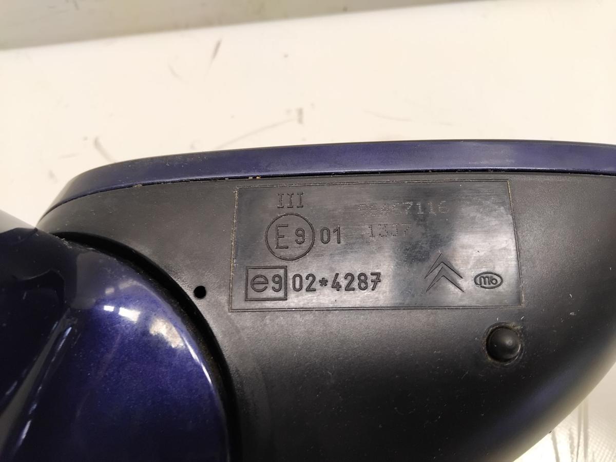 Citroen C4 orig.Au&szlig;enspiegel rechts elektrisch anklappbar beheizt 5+2+2pol BJ07