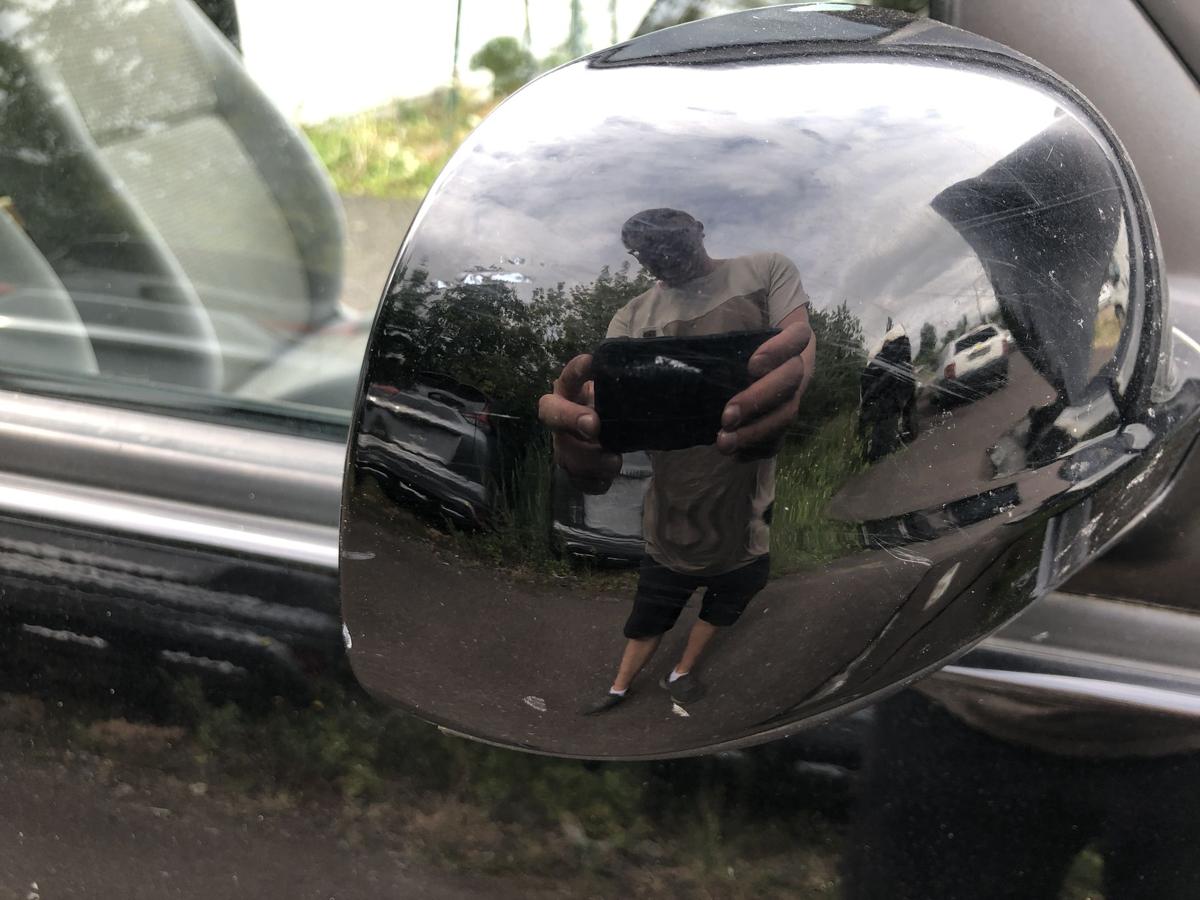 VW Lupo 6X Au&szlig;enspiegel rechts Seitenspiegel manuell L041 Brillantschwarz