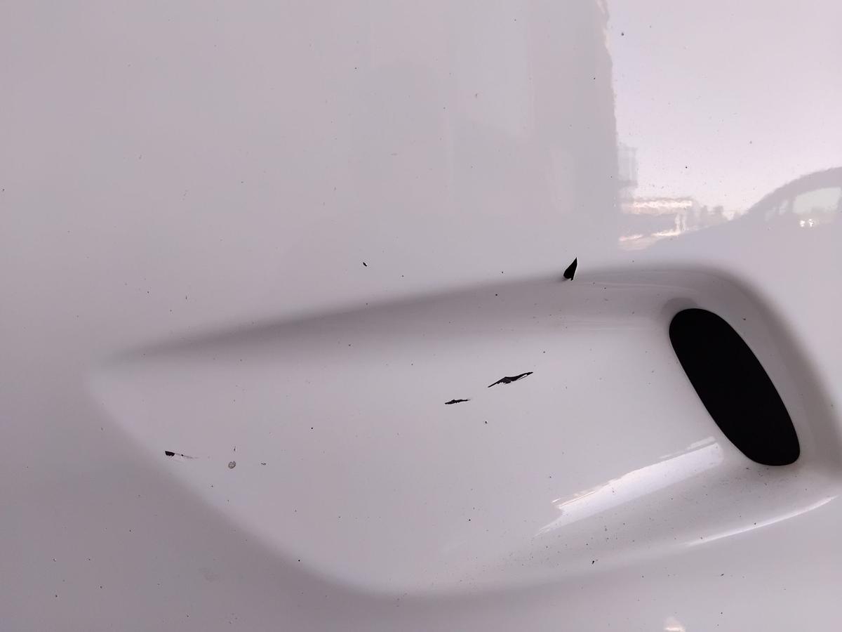 Ford Fiesta JA8 original Stossfänger Stoßstange vorn frostweiß BJ2009