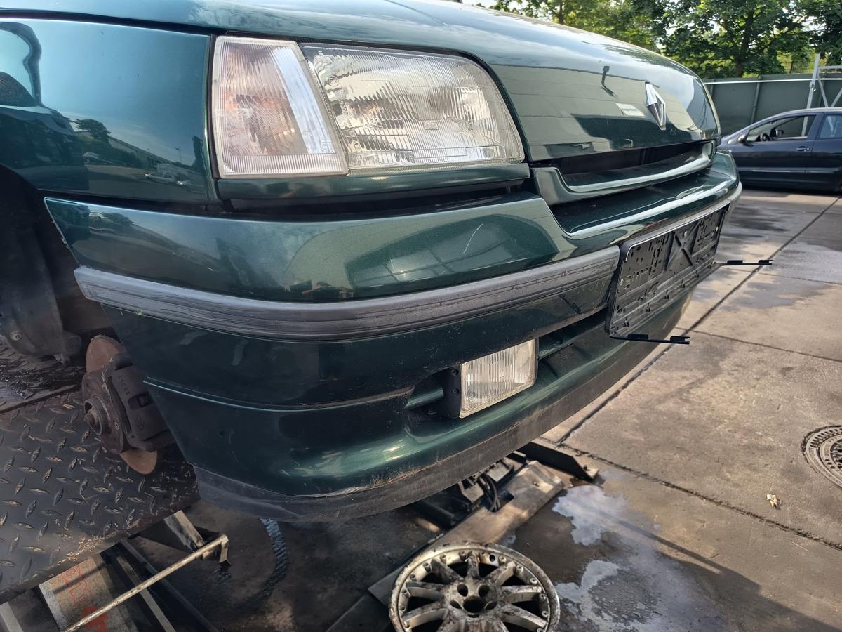 Renault Clio I B/C57 Sto&szlig;stange F&auml;nger vorn Front Phase 2 963 Englischgr&uuml;n