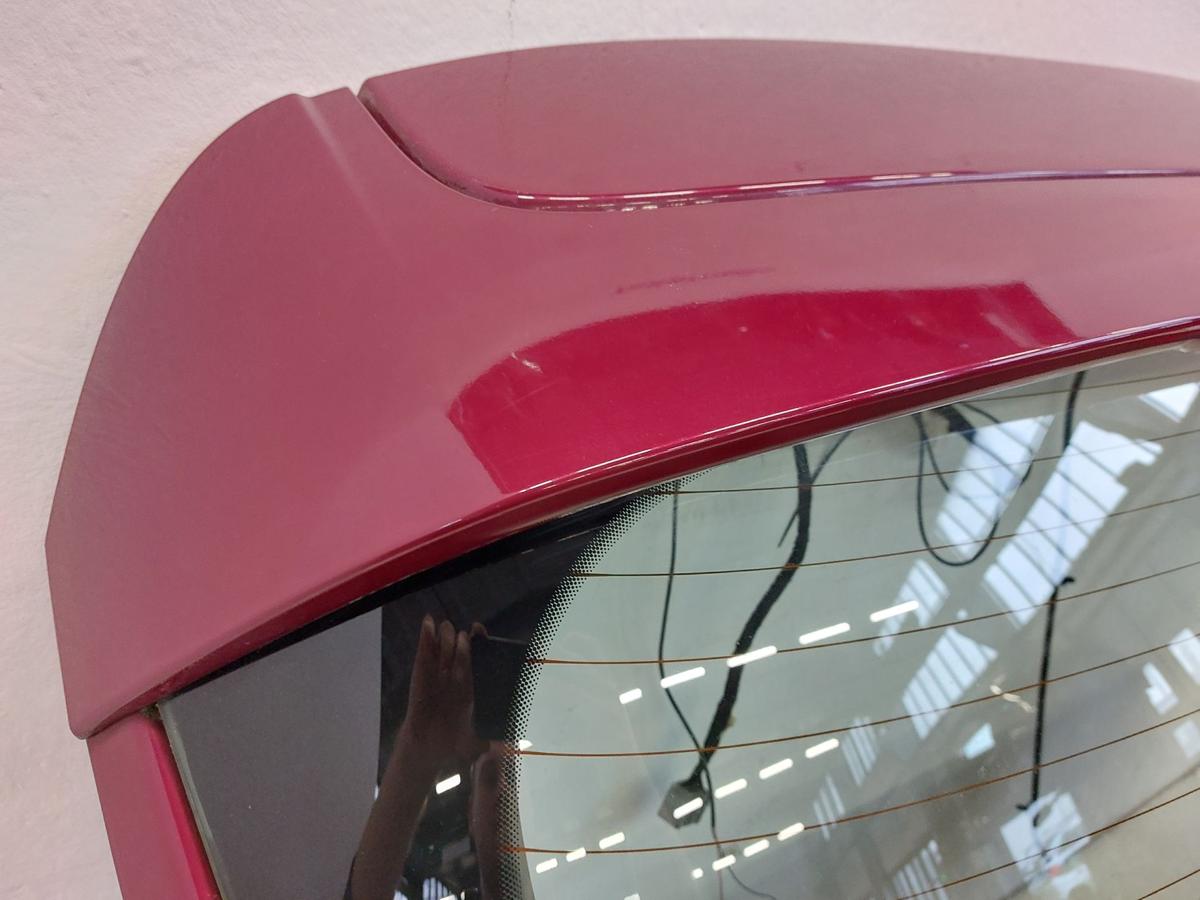 Ford Fiesta JA8 Heckklappe Kofferklappe Heckdeckel mit Scheibe Hot Magenta 5 trg