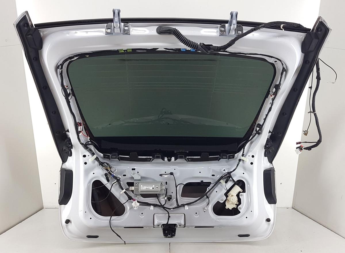 Tesla Model X Heckklappe Heckdeckel in PPSW White Water Pearl Bj22 Modell ab 21