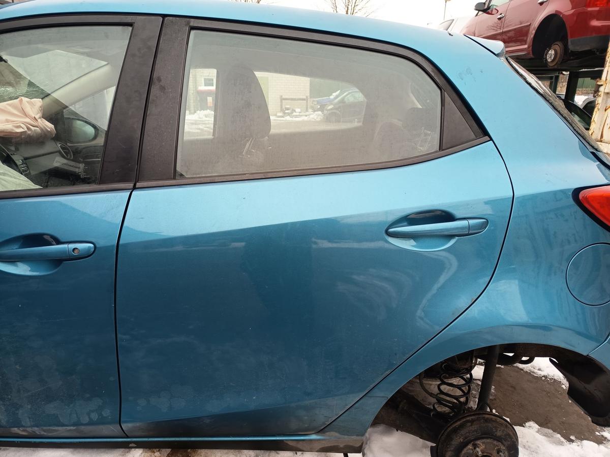 Mazda 2 DE original T&uuml;r hinten links 40E Faroblau met Baujahr 2010