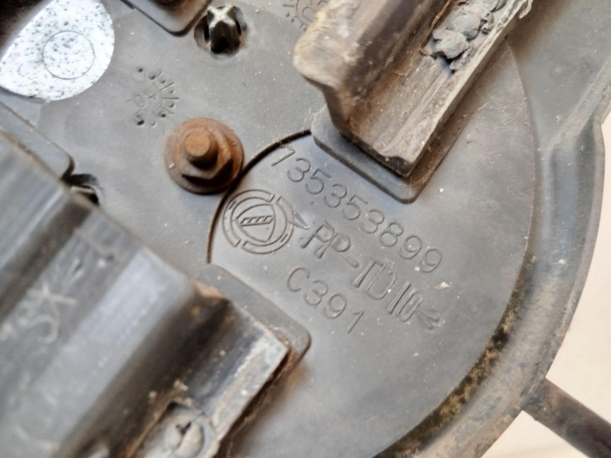 Fiat Panda 169 K&uuml;hlergrill Frontgrill Grill mit Logo 647 Grigio Steel Met