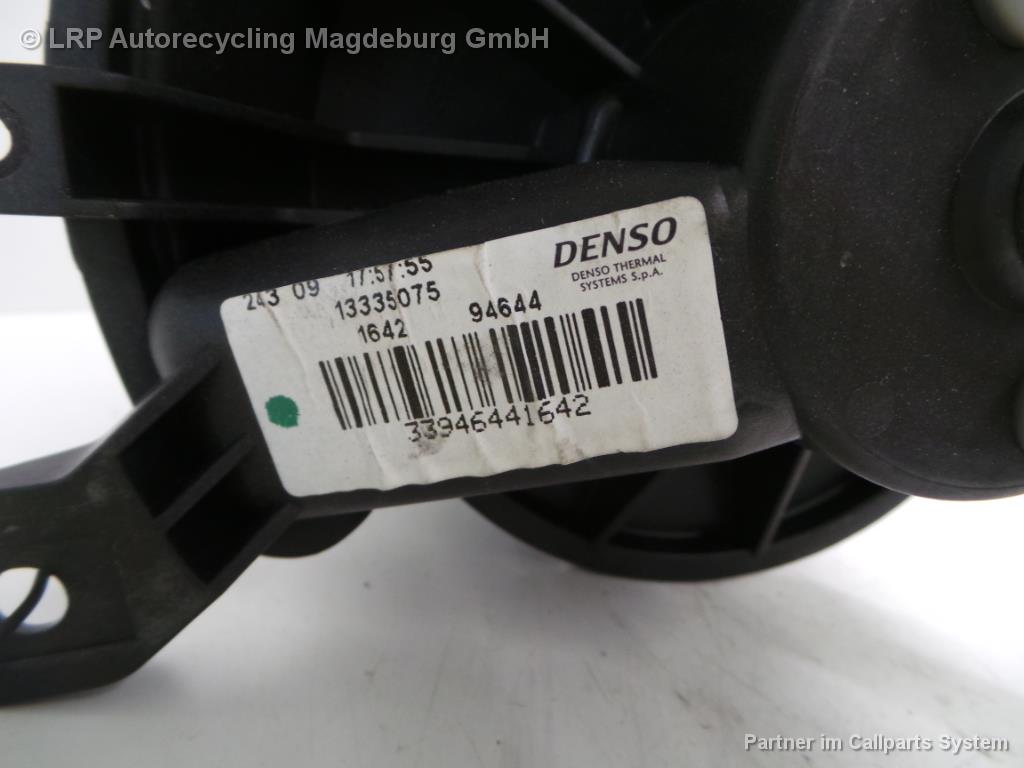 Opel Corsa D 3-trg. Bj.09 Gebläsemotor Innenraumgebläse 13335075 DENSO