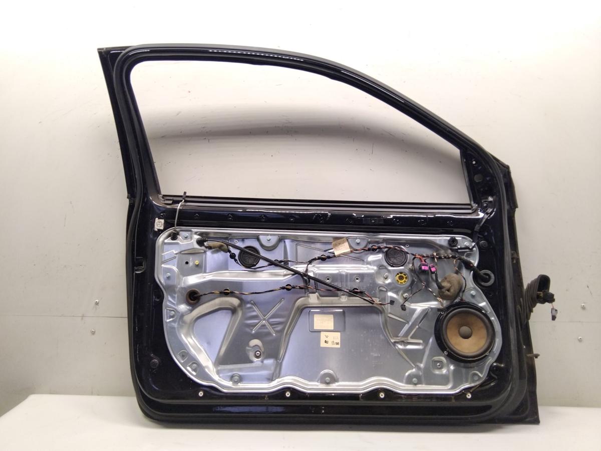 VW Polo 9N3 T&uuml;r vorn links Fahrert&uuml;r 3-t&uuml;rig L041 brillantschwarz uni BJ2005