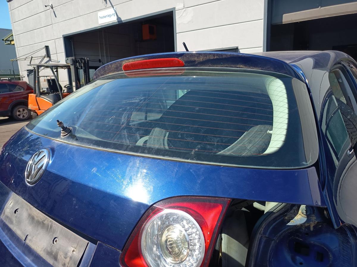 VW Golf Plus 5M original Heckklappe mit Scheibe D5Q Shadow Blue Bj 2006
