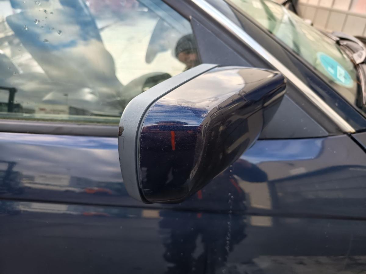 BMW E46 original Aussenspiegel rechts elektrisch 317/5 Orientblau Bj 2005