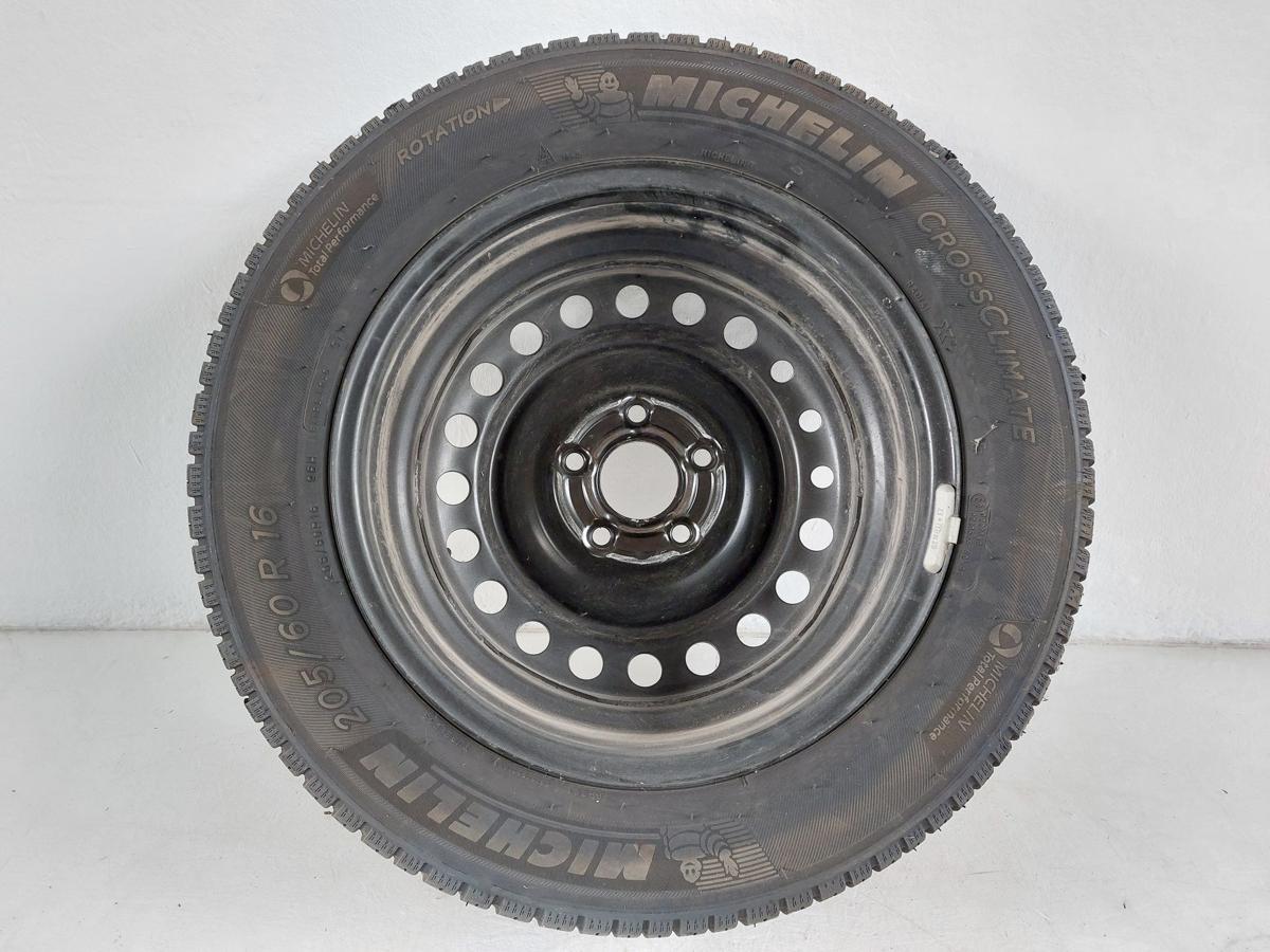 Mercedes Citan W420 Komplettrad Reifen Michelin 205/60 R16 Stahlfelge 6x16 OEM